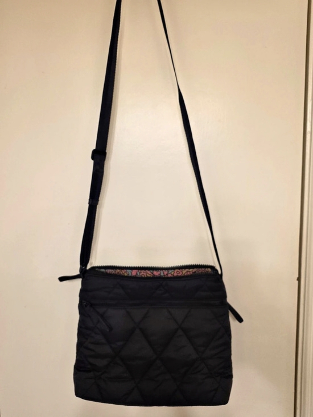 Vera Bradley Crossbody Bag in Black Like New